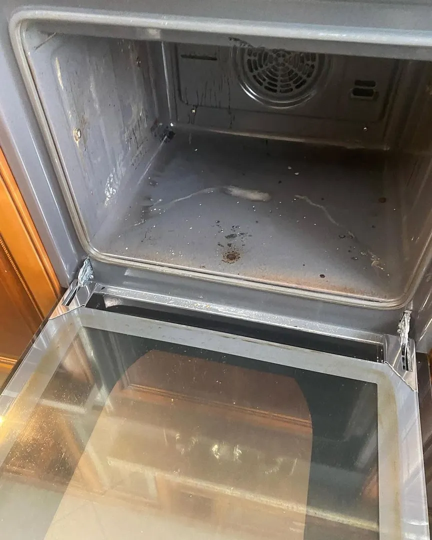 После уборки