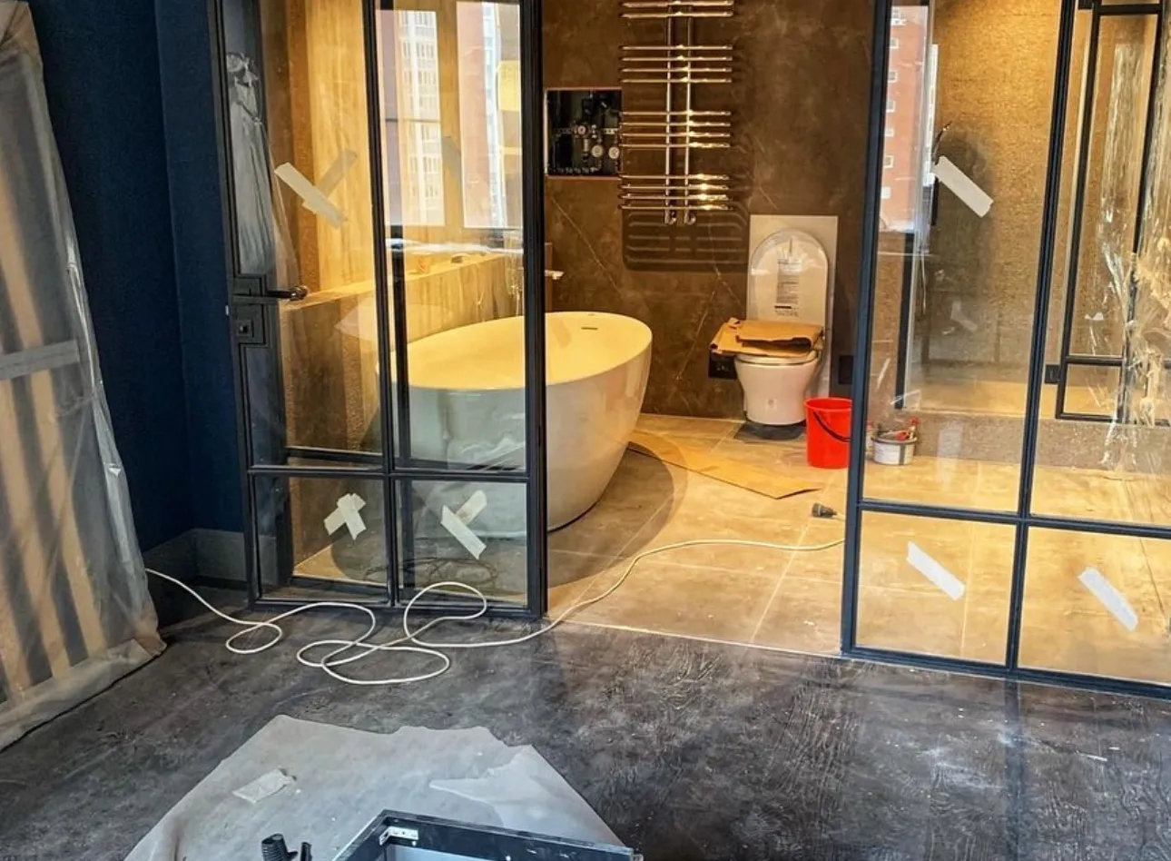 После уборки