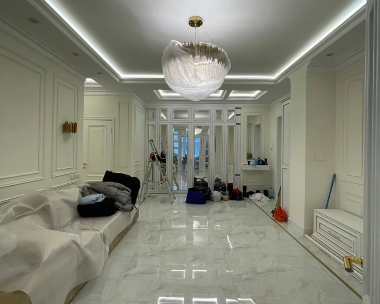 После уборки